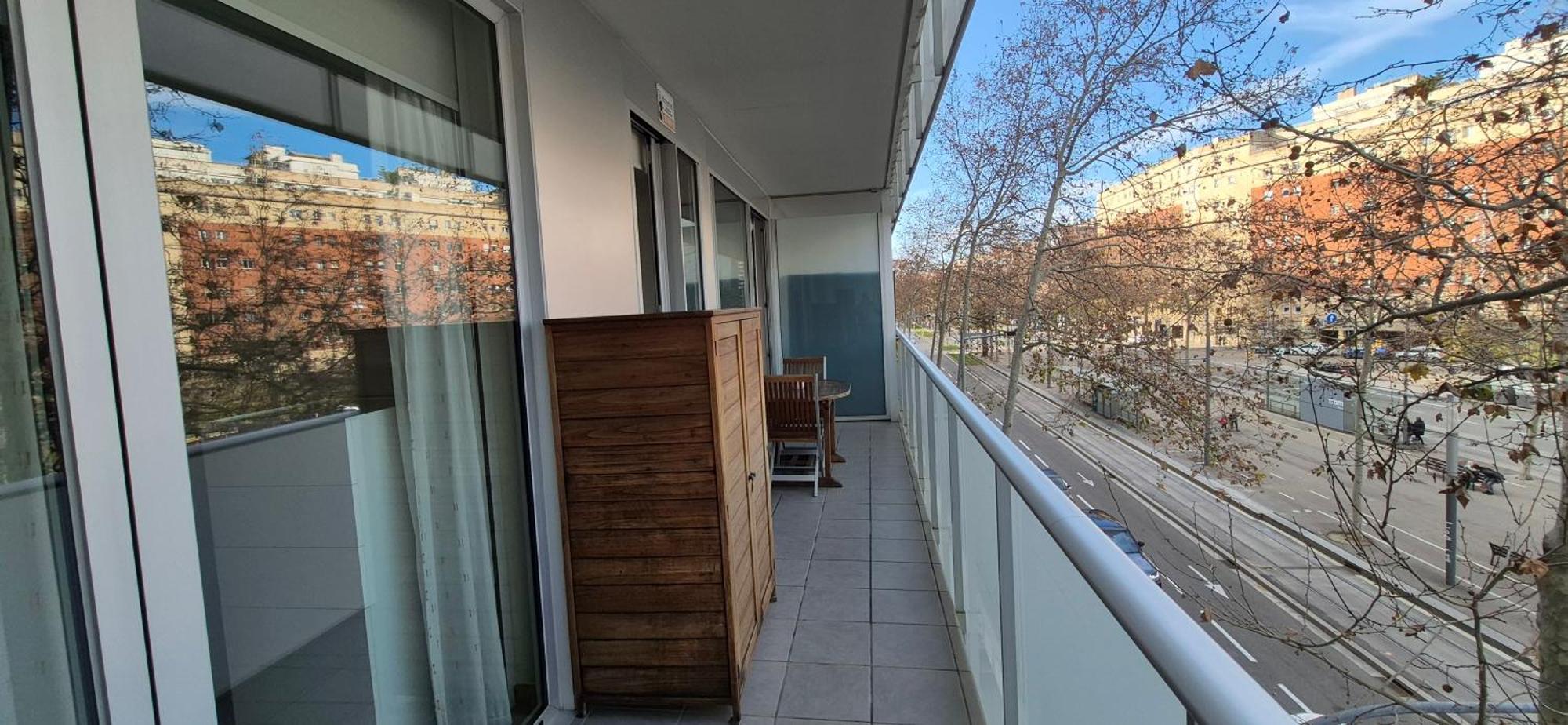 Apartamento En Avenida Diagonal - Torre Glorias - Angeles Terraza Барселона Экстерьер фото