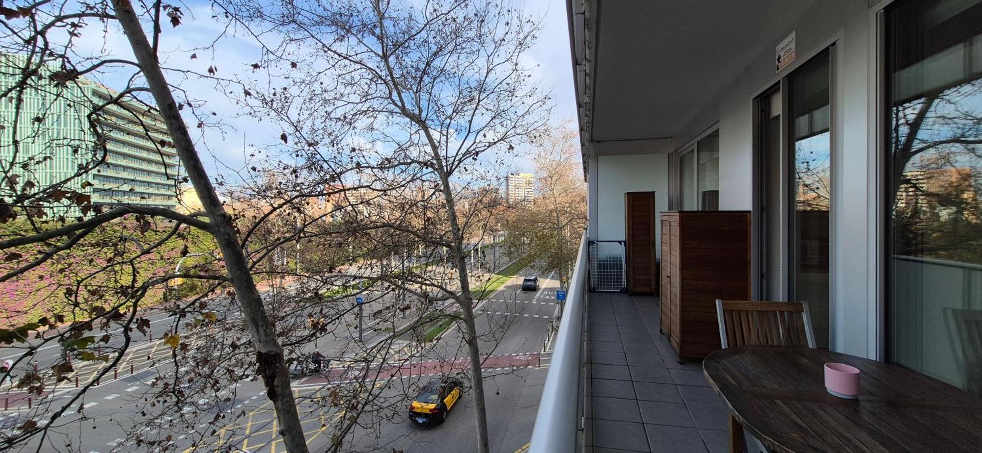 Apartamento En Avenida Diagonal - Torre Glorias - Angeles Terraza Барселона Экстерьер фото
